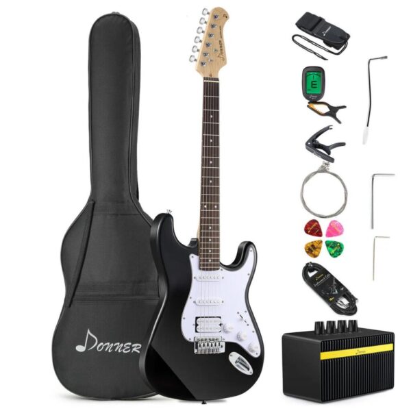 GITAR ELEKTRIK DONNER DST 100 BLACK