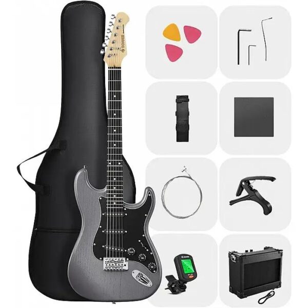 GITAR ELEKTRIK DONNER DST 80 BLACK