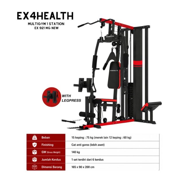 EX4HEALTH MULTIGYM 1 STATION EX-921 MG NEW